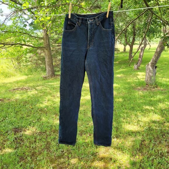 Vintage Union Made Calvin Klein Jeans Women's USA 90s size 4 Straight Leg - Picture 1 of 16